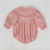 Spring & Autumn Baby Girls' Long Sleeve Footed Romper Bodysuit