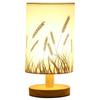 Nordic Solid Wood Fabric Decoration Usb Desk Lamp Bedroom Bedside Study Led Night Light