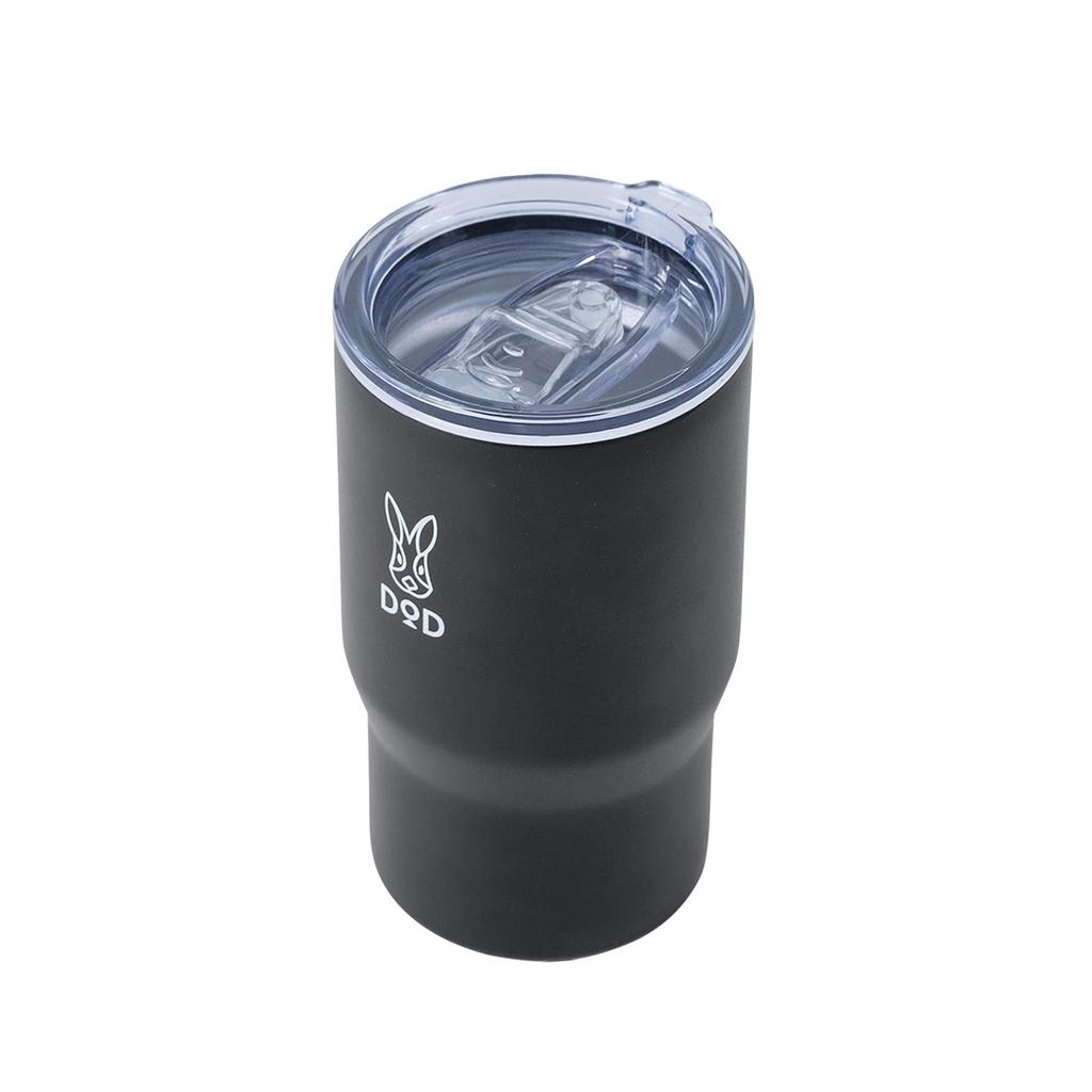 DOD Motteko Usamo Insulated Tumbler with Vacuum and Can Coozie Insulation, Leak-Resistant Screw-on Lid, (MG1-158-BK)