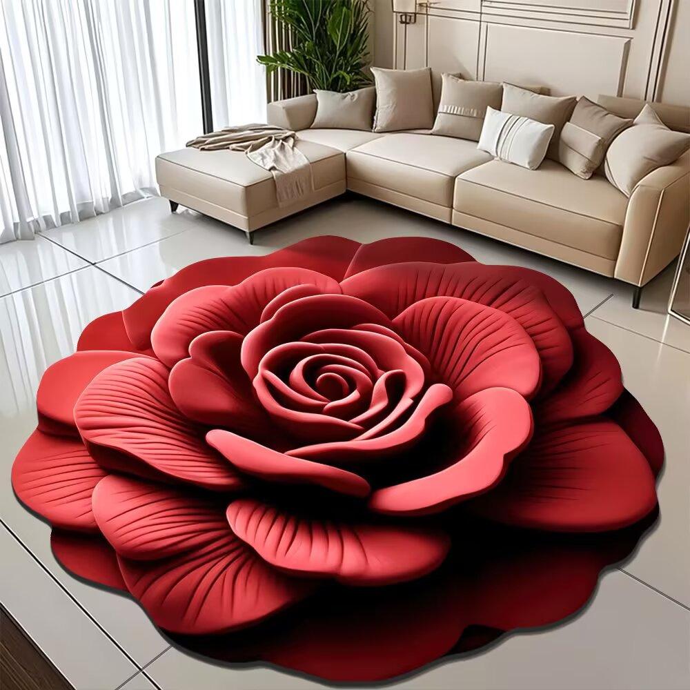 Peony Diatomaceous Earth Floor Mat – Stain-Resistant, Easy-to-Clean, Water-Absorbent Carpet for Bathroom/Entrance