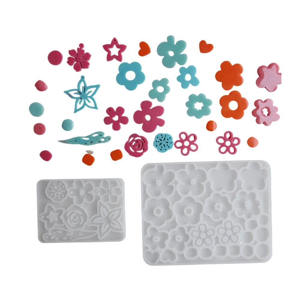 Easy Release Silicone Mold for Jewellery Decorative Keychains Making Mold Epoxy Resin Earrings Pendant Ornament Mould