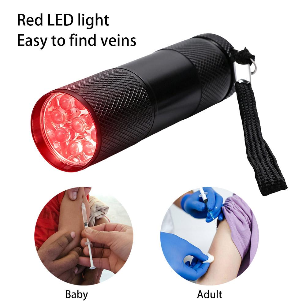 Trans Illuminator Doctor Supplies Red Light LED Viewer Vein Finder Vascular Displaying Flashlight