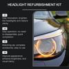 Car Headlight Restoration Polishing Kits Headlamp Repair Kits Car Light Polisher Cleaning Paste Car Paint Care Refurbish Agent