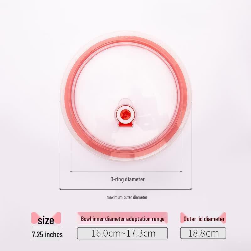 Silicone Sealed Lid for Round Ceramic Bowl