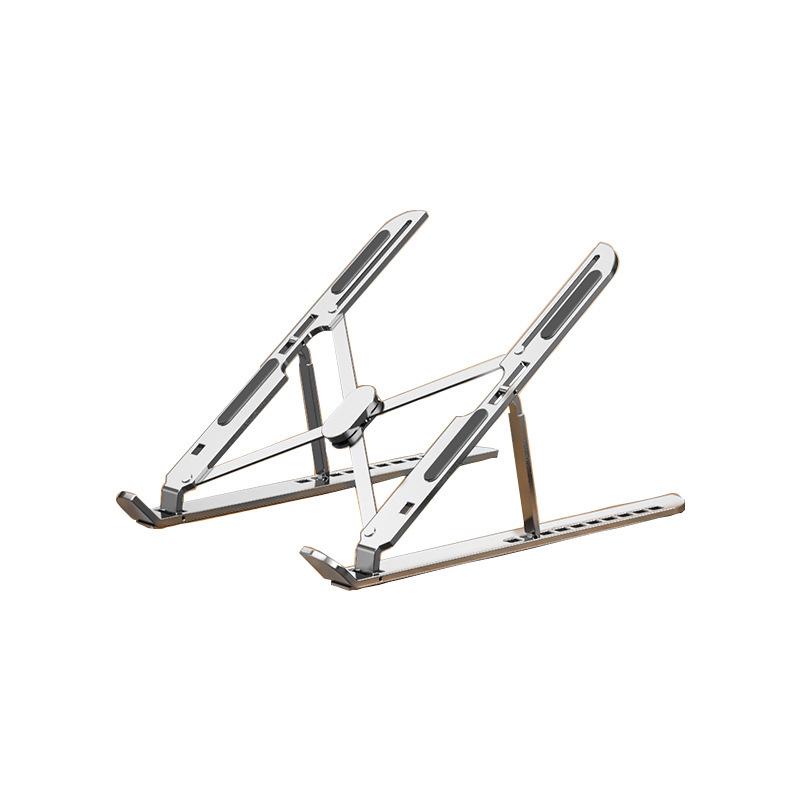 Foldable Aluminum Laptop and Tablet Stand with Cooling and Height Adjustment