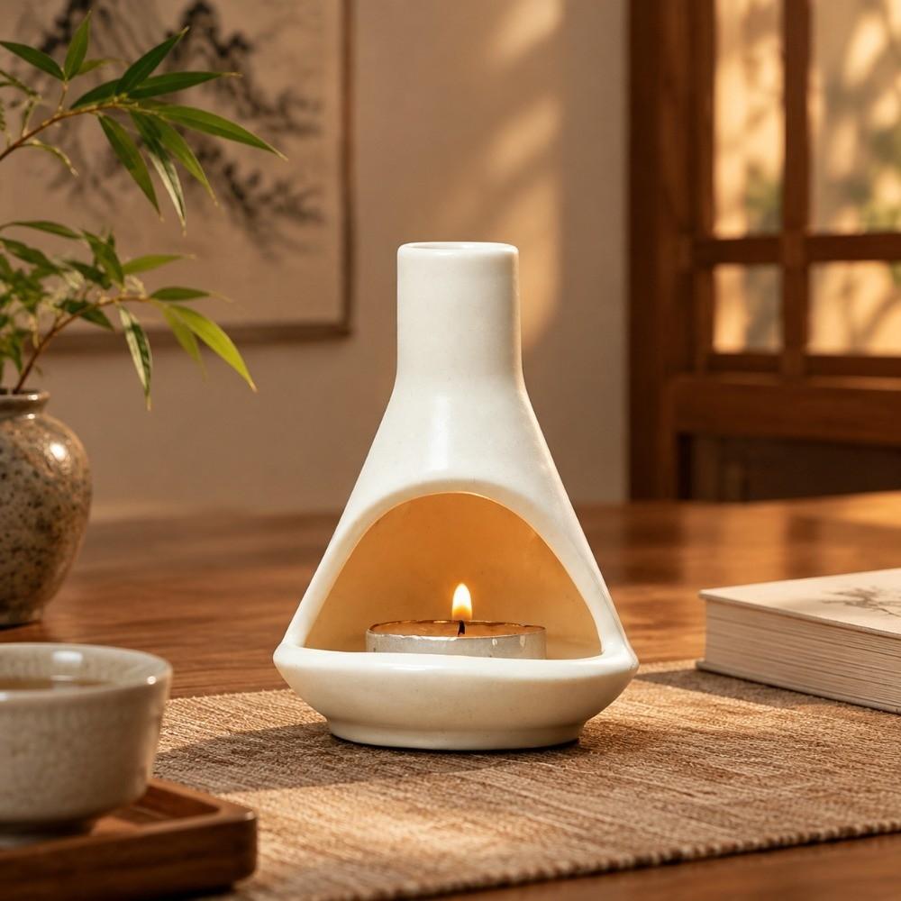 Incense Cones Ceramic Ceramic Incense Burner Mini Decorative Incense Cone Burner Durable Modern Incense Holder Meditation