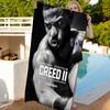 Boxing Fight Movie Creed II Microfiber Printed Beach Towel Mountain Climbing Yoga Beach Swimming Running Absorbent Soft Towel
