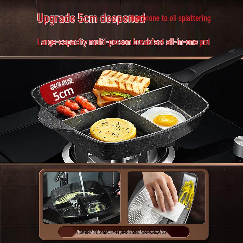 San Si Gang Multifunksjonell Non-stick Frokostpanne
