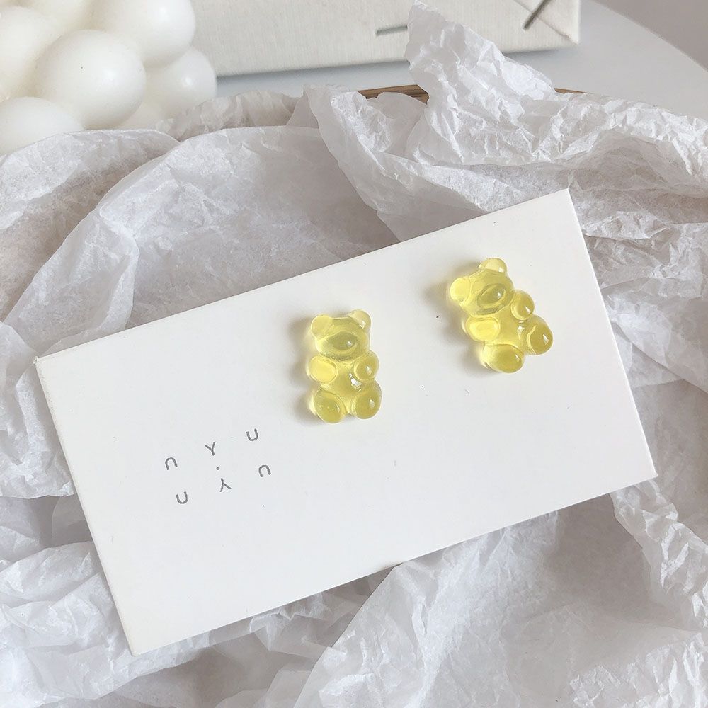 

Ins Style Animal Party Gift Candy Color Drop Earrings Jewelry Fashion Accessories Stud Earrings
