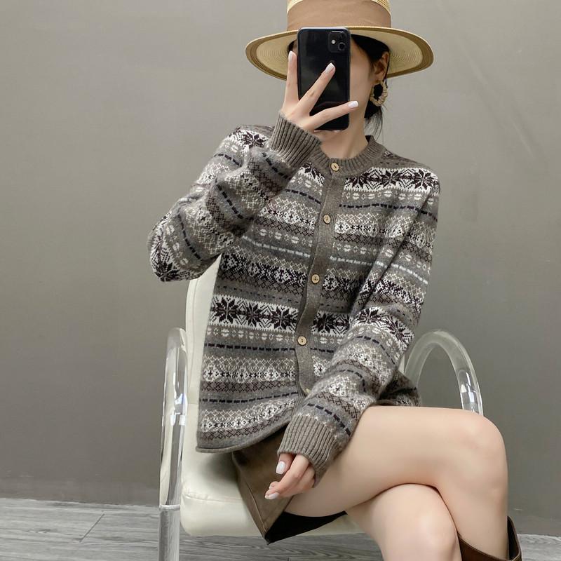 Qinghe 100% Pure Cashmere Women's Sweater - Ultra Soft Luxury Winter Pullover