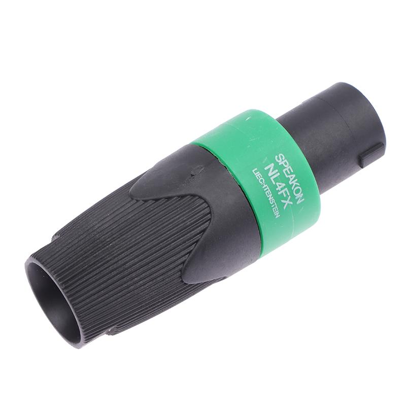 1Pcs 4-Pole 4Pin Nl4Fc Speaker Connector Ohm Plug Speaker Audio Cable Adapter Twist Lock 4 Pin Speakon Female Jack Accessories
