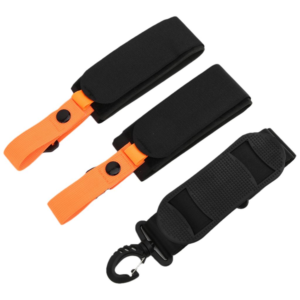Snowboard Shoulder Straps Handle Double Skis Fixing Strap Sleigh Belt Adjustable Set