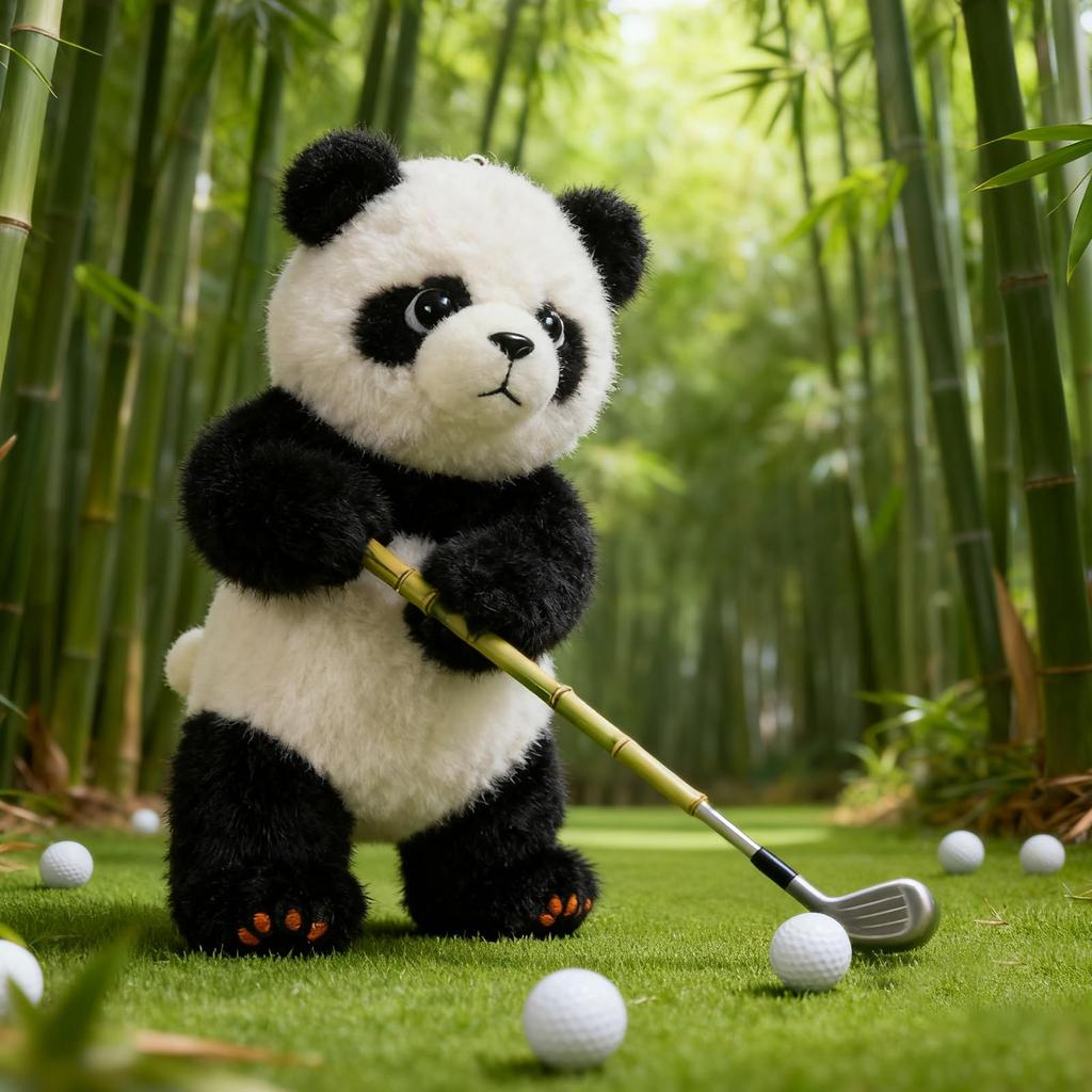 Panda Fairway Wood Golf Character Golf Headcover for Fairway Animal Plush Headcover Headcover, Woods, Headcover,