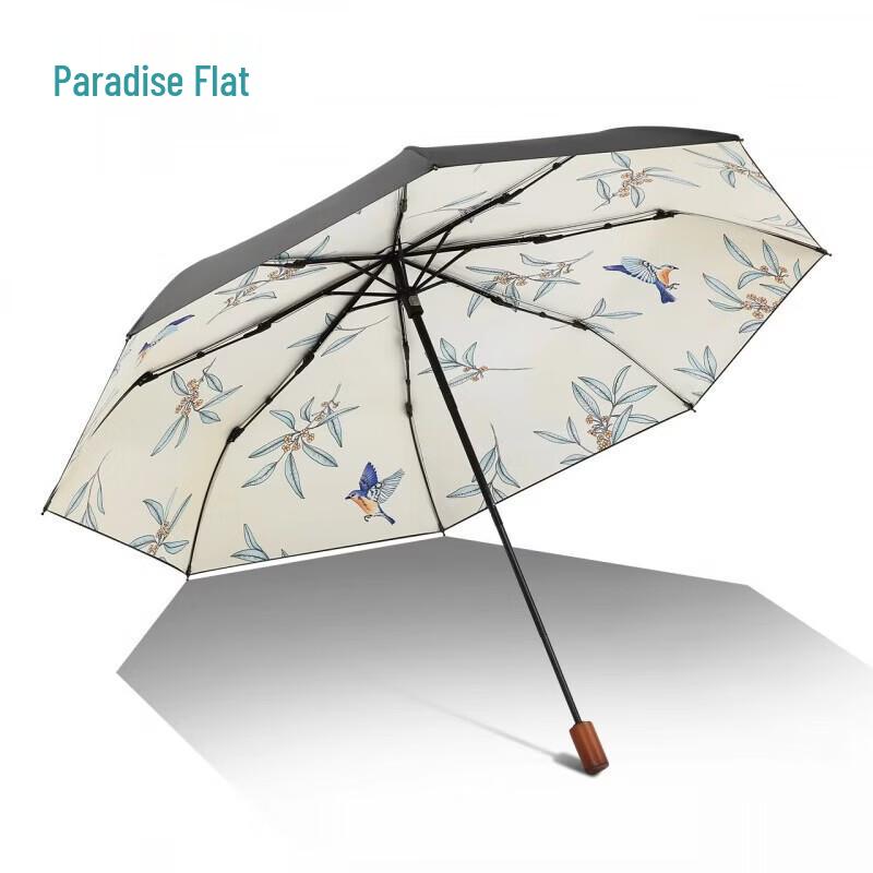Tiangtang Automatic Tri-Fold Sun & Rain Umbrella