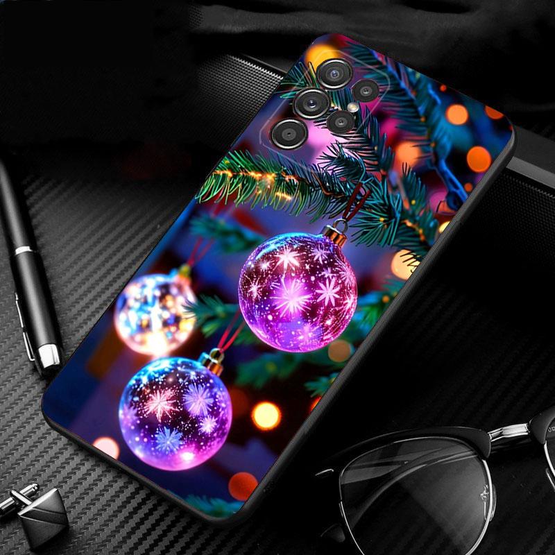 Merry Christmas Tree Phone Case For Samsung Galaxy S25 S24 S23 S22 S21 Ultra S24 S23 S22 S21 S25 Plus S24 S25 FE