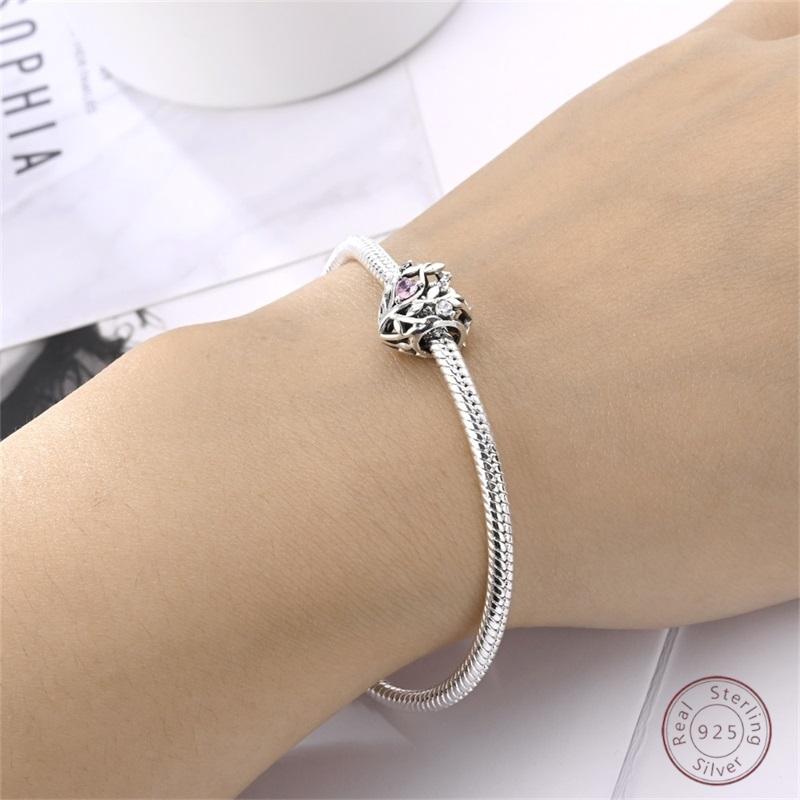 100% Copper Love Tree Shining Zirconia Beads 3Mm Diy Holiday Exquisite Jewelry Gift Making