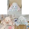 Japanese Lolita Bunny Plush Bag With Pearl Chain For Daily Fashion And Cute Storage