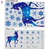 Christmas Window Glass Stickers Elk Snowflakes Wall Stickers Christmas Decoration Home Childrens Room Christmas Decals New Year