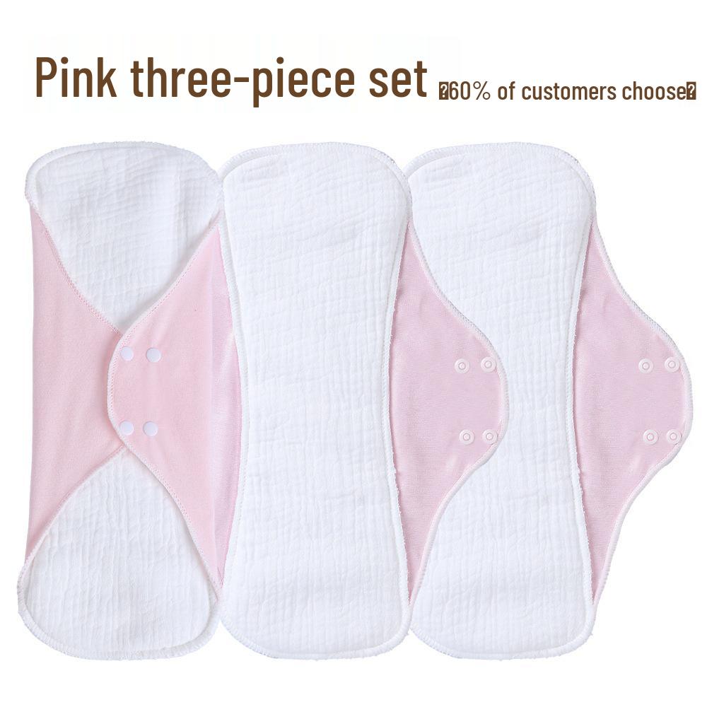 Cotton Gauze Washable Maternity Pads: Breathable, Leak-Proof Postpartum & Menstrual Protection