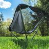 WESTTUNE Ultralight Outdoor Camping Chair 780g Lightweight Aluminum Alloy Beach Chair Mesh Chair for Backpacking Hiking Travel