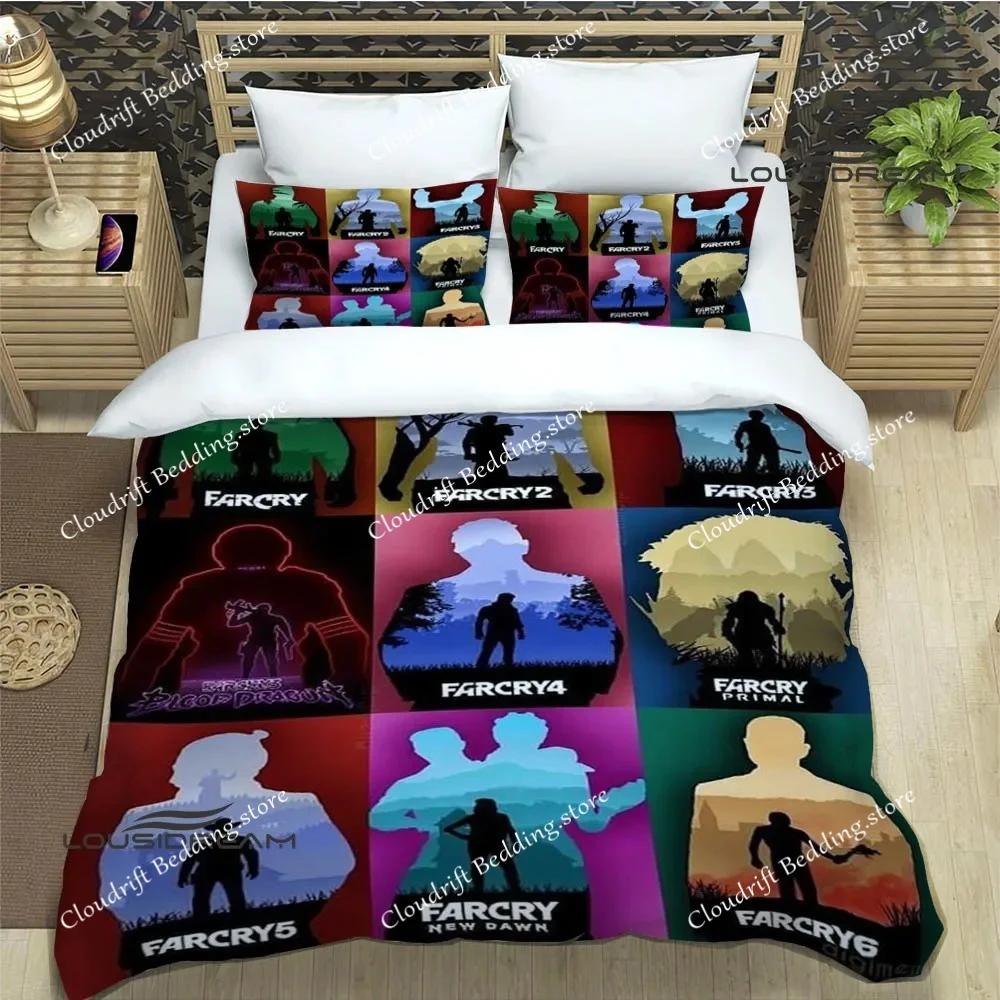 3D-Spiel Farcry bedruckte Cartoon-Bettwäsche-Sets exquisites Bettwaren-Set Bettbezug Bettdecke Set Luxus Geburtstagsgeschenk026