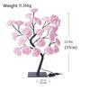 24 Lights LED Table Lamp Rose Flower Tree USB Night Lights Home Decoration LED Table Lights Parties Xmas Christmas Wedding Bedroom Decor
