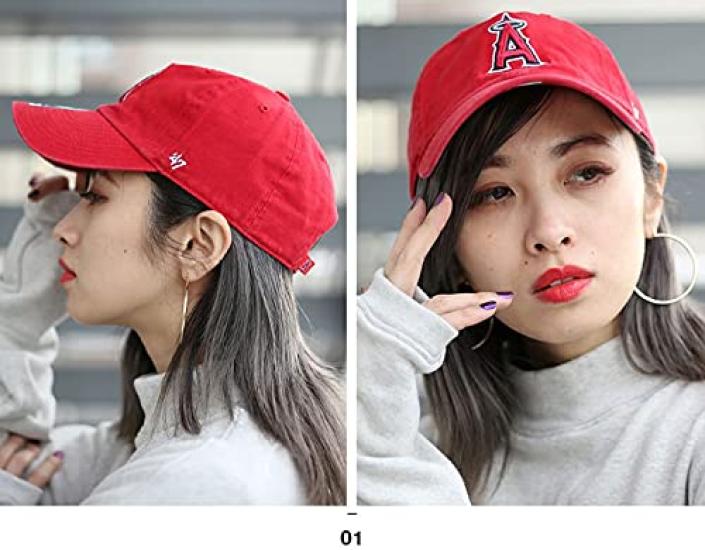 47 Brand Angels MLB Official Low RGW04GWS Cap, Cap, Black,