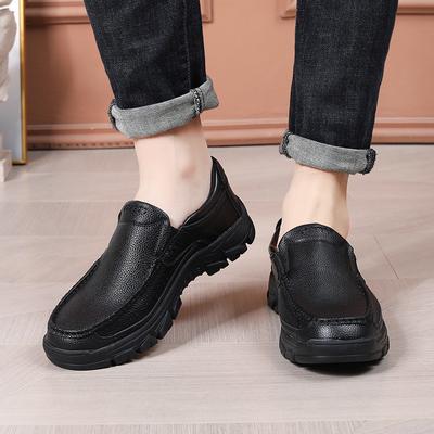 Mode Herren Freizeitschuhe Trend British Business Casual Soft Bottom Rutschfeste Papa Schuhe Mittleren Alters AMen's Schuhe Zapatillas Hombre