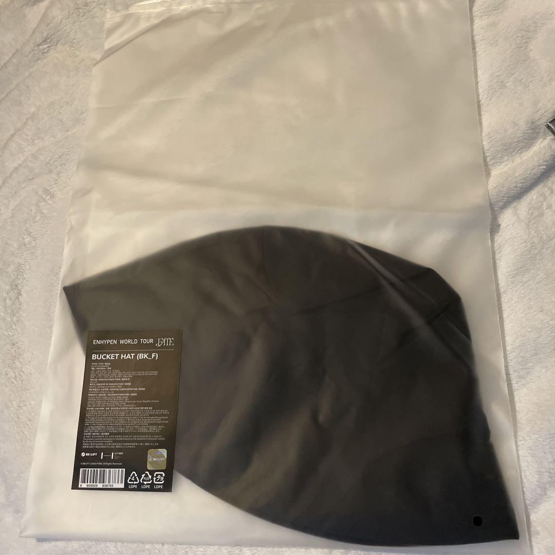 

[USED] ENHYPEN Bucket Hat, Black, FATE