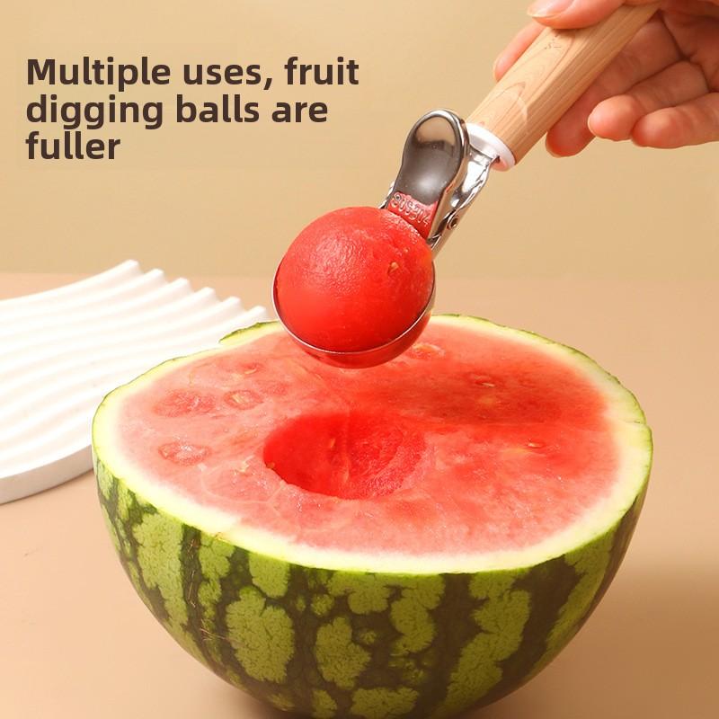 Creative Multifunctional Pop-up Ice Cream Fruit Ball Scoop