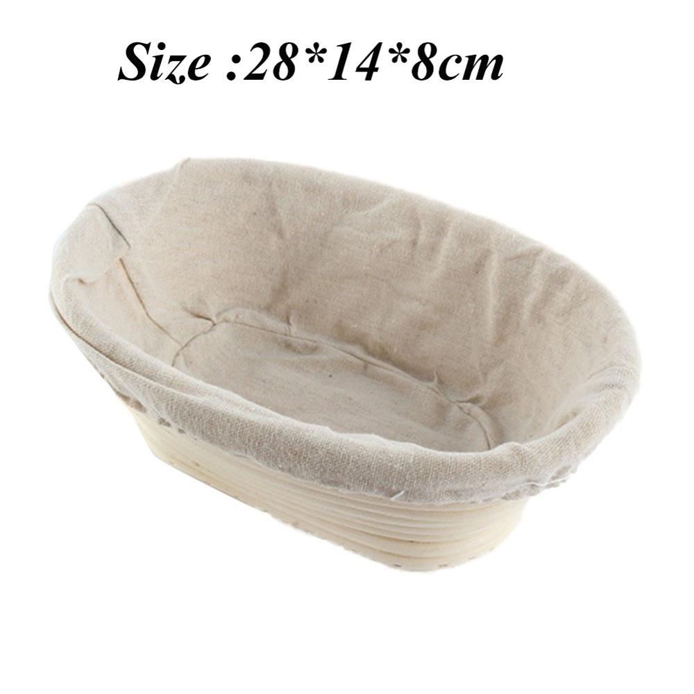 

Корзина для расстойки французского хлеба из натурального ротанга, многоразмерная, для ферментации теста, деревенского теста