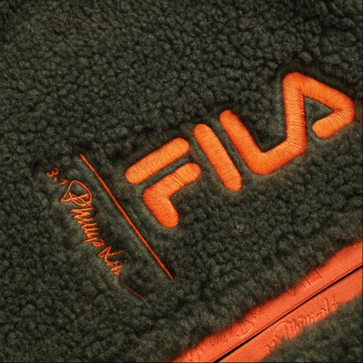 Fila X 3.1 Phillip Lim Collaboration Fleece Jacket Women Jacket Coral-Brown F11W146205F-DR