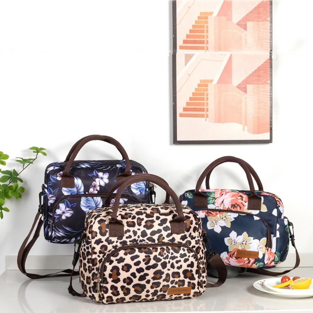 Portable Insulated Handbag Handheld Fruit Fresh-keeping Pouch Nylon Lunch Bag  Kids