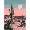 Vintage Mexican Cactus Poster Floral Moon Aesthetic Canvas Painting Prints Colourful  Wall Art Picture Room Home Decor