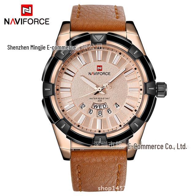 NAVIFORCE Lingxiang 9118 Men s Multifunctional Waterproof Quartz Sports Watch