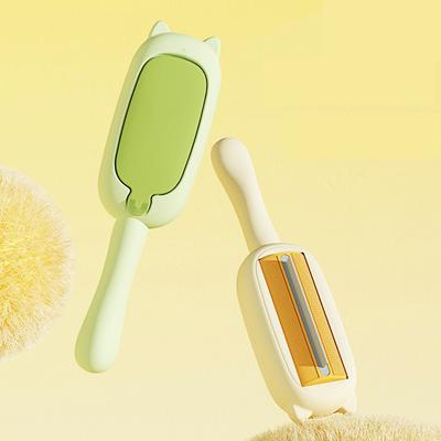New Pet Two-way Hair Remover Cleaning Brush Sofa Carpet Clothing Portable Cute Little Raccoon Hair Brush