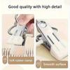 12Pcs Adjustable Metal Hangers With Clips, Non-Slip Space-Saving For Pants/Skirts & All Garments, Keep Clothes Tidy & Organized