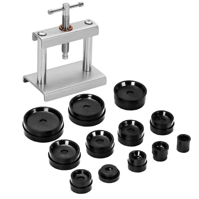 Watch Back Press Tool Set Nylon Prevent Slip Fitting Dies Nylon Watch Case Closer Watch Repair Tool Kit for Watchmaker 12pcs