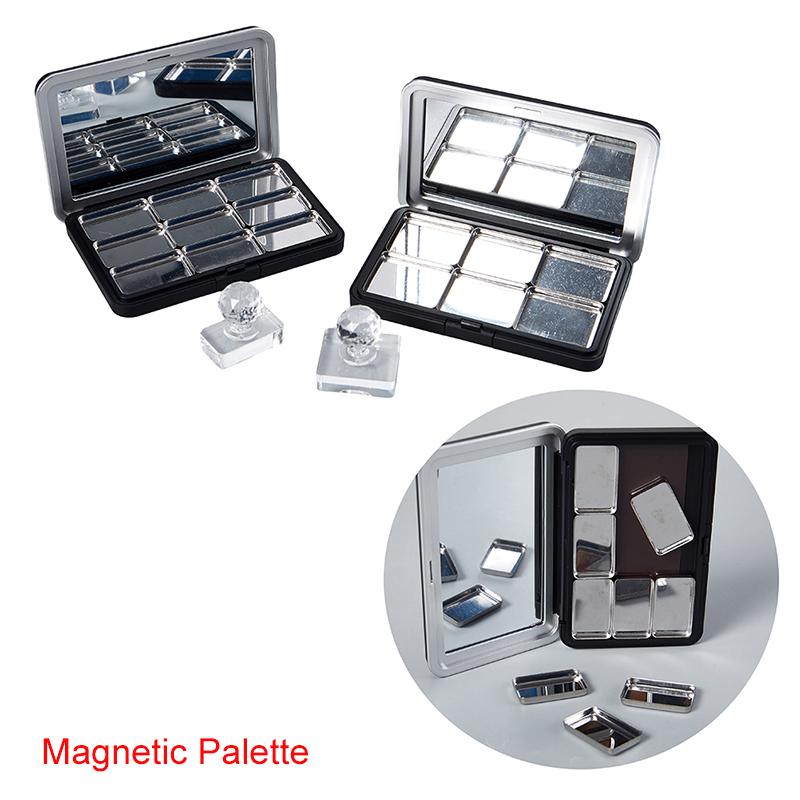Empty Eyeshadow Palette Eye Makeup Storage Dish Diy Eye Shadow Tool With Mirror