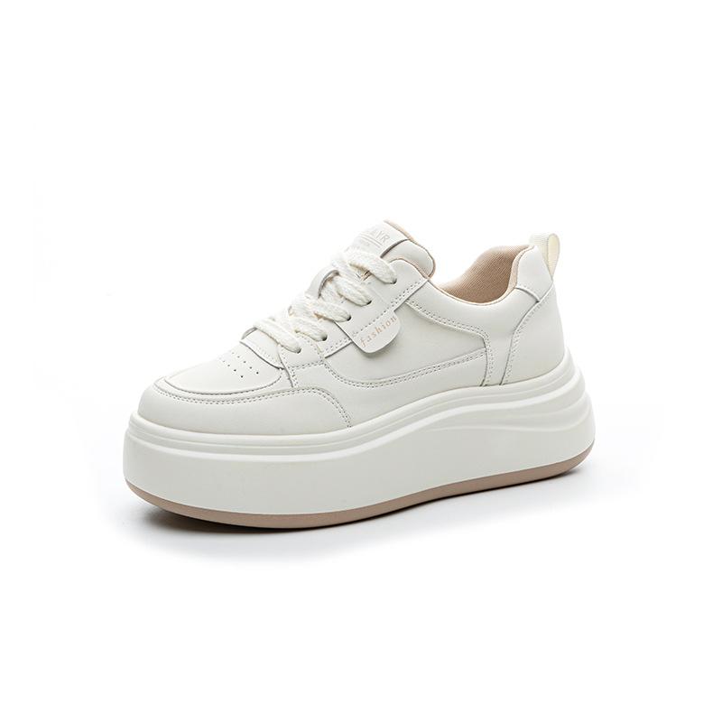 Small White Shoes Inner Height Increase Casual Platform Student Shoes Sports Comfortable Fashion Women's Shoes