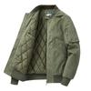 Autumn and winter cotton clothes, men's thickened warm jackets, casual flight jackets, baseball collars, workwear, trendy cotton clothes