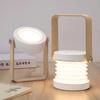 Creative Foldable Night Lights Wood Handle Reading Lamp Folding LED Table Lamp  Reading
