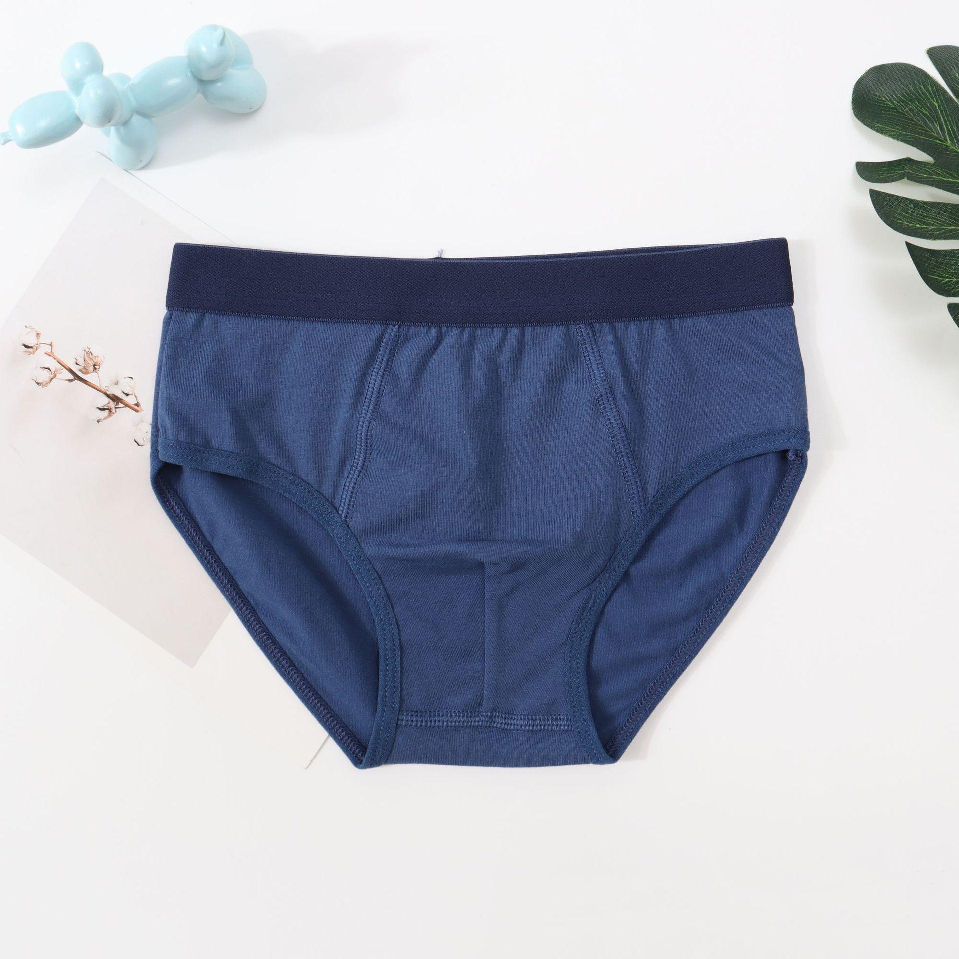 

Высококачественные детские хлопковые трусики-трусы для мальчиков 10-40 кг S темно-синий