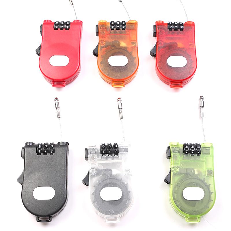 Ultra Small Bike Security Lock 3 Digit Password Padlock Code Wire Safety Luggage