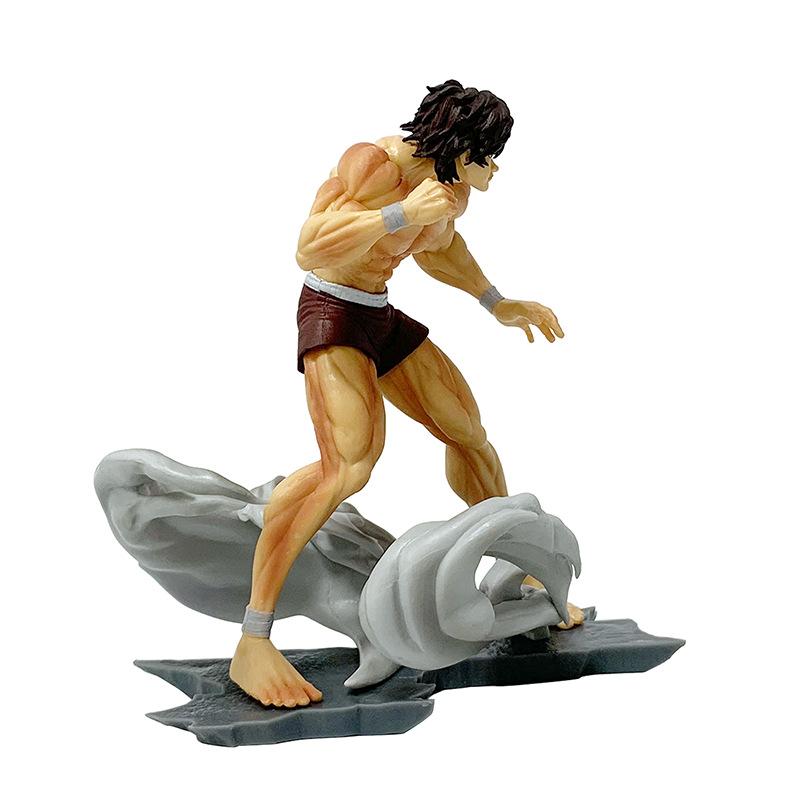 Anime 16cm Son Of Ogre Gk Grappler Baki Hanma Muscle Man Action Figures Desktop Ornament Model Toys Collectible Periphery Gifts