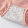 3-Pack Women’s Breathable Cotton Panties Honeycomb Weave Seamless Soft Underwear Gray Pink Nude