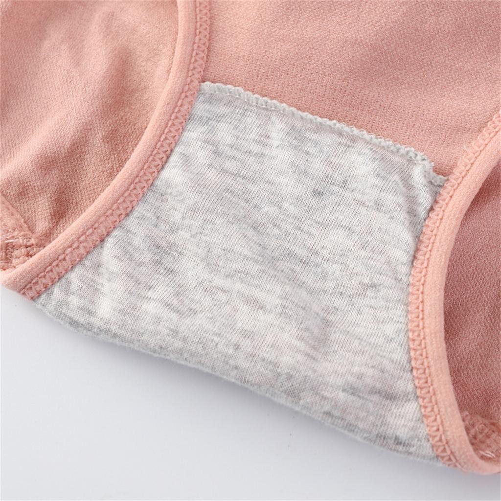 3-Pack Women’s Breathable Cotton Panties Honeycomb Weave Seamless Soft Underwear Gray Pink Nude