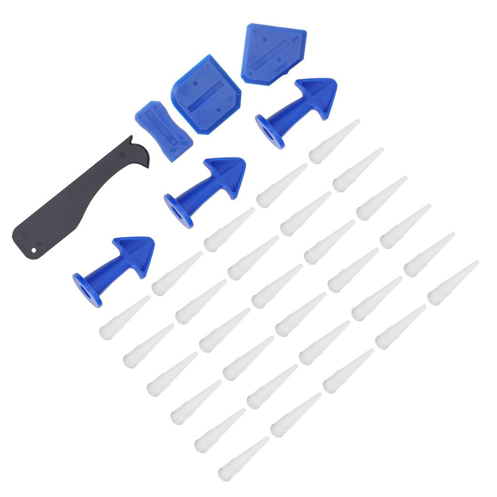 Dichtwerkzeug-Set Dichtmittel Finishing Silikon Düsen Schaberplatten Set für Küche Bad Boden