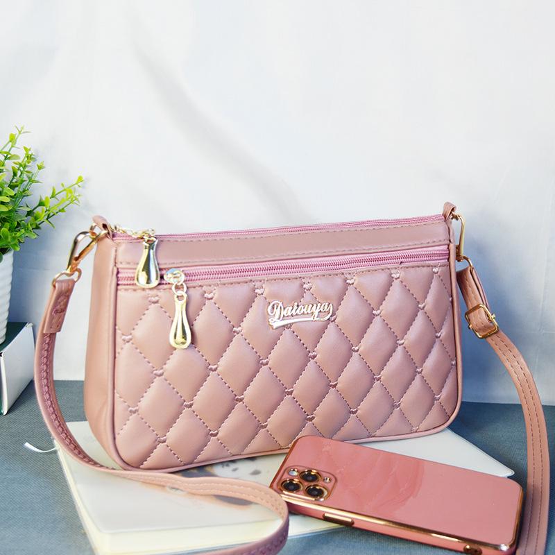 2025 Embroidered Crossbody Large-Capacity Shoulder Bag for Elderly - Casual & Fashionable