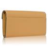 Walnut Button Long Wallet
